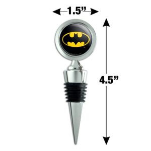 Batman Classic Bat Shield Logo Wine Bottle Stopper