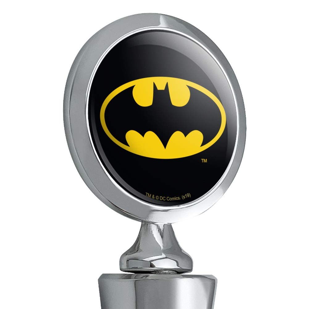 Batman Classic Bat Shield Logo Wine Bottle Stopper