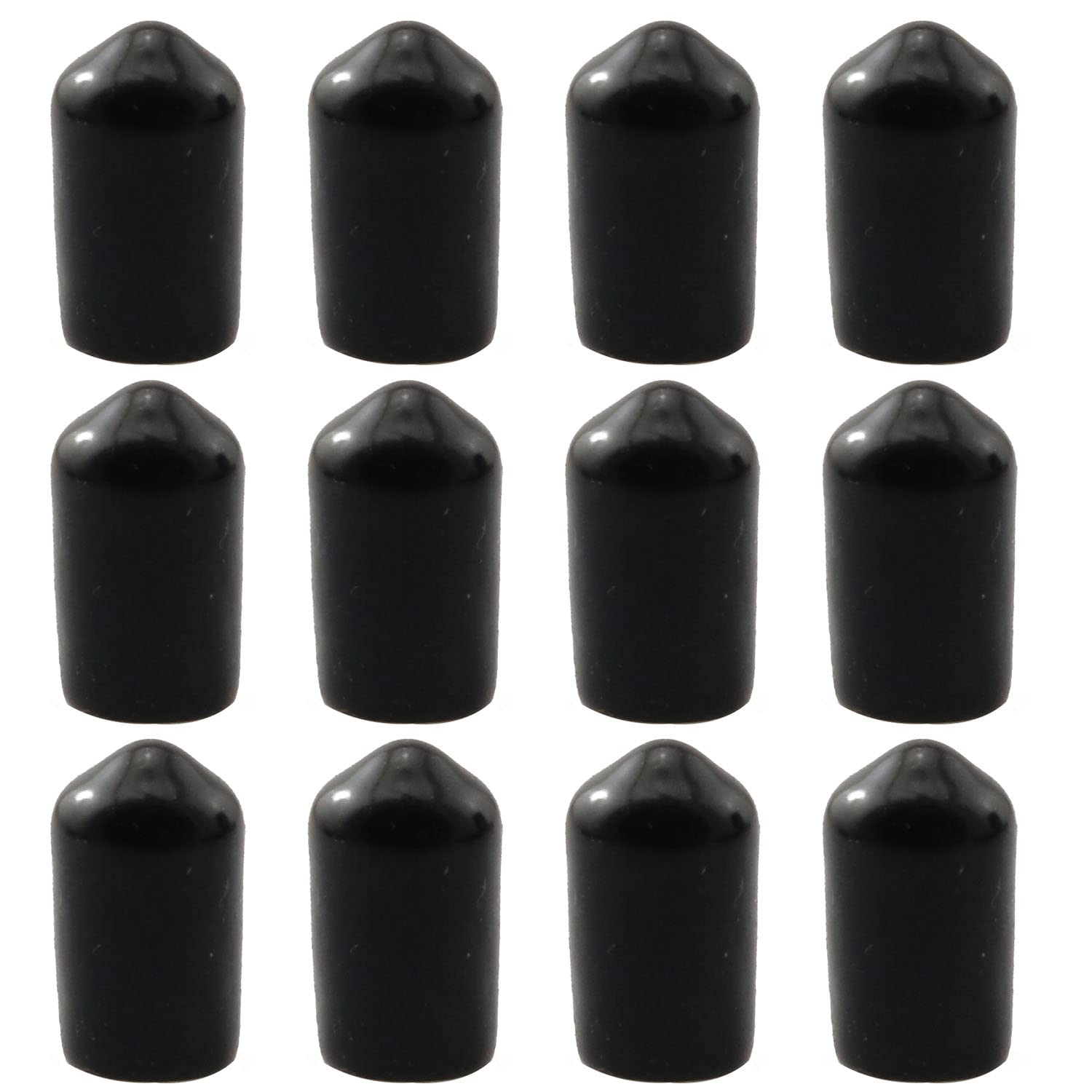 JCBIZ 100pcs Liquor Spout Covers Pourers Dust Covers Rubber Plug Caps for Olive Oil Liquor Bottles