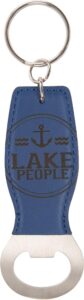 pavilion - lake people - navy blue key chain bottle opener