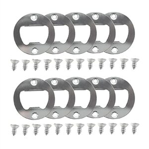 10 Set Bottle Opener Insert Kit,Bottle Opener Resin Molds Kit, Wrench/Spanner with Screws for Bottle Opener Resin Molds Kit