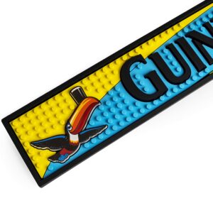 Guinness Toucan Colorful PVC Bar Mat | Guinness Official Merchandise No Spillage Bar Mat