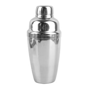 auear, 12 oz/350ml stainless steel cocktail shaker bottle martini shaker drink shaker with built-in strainer for home bar