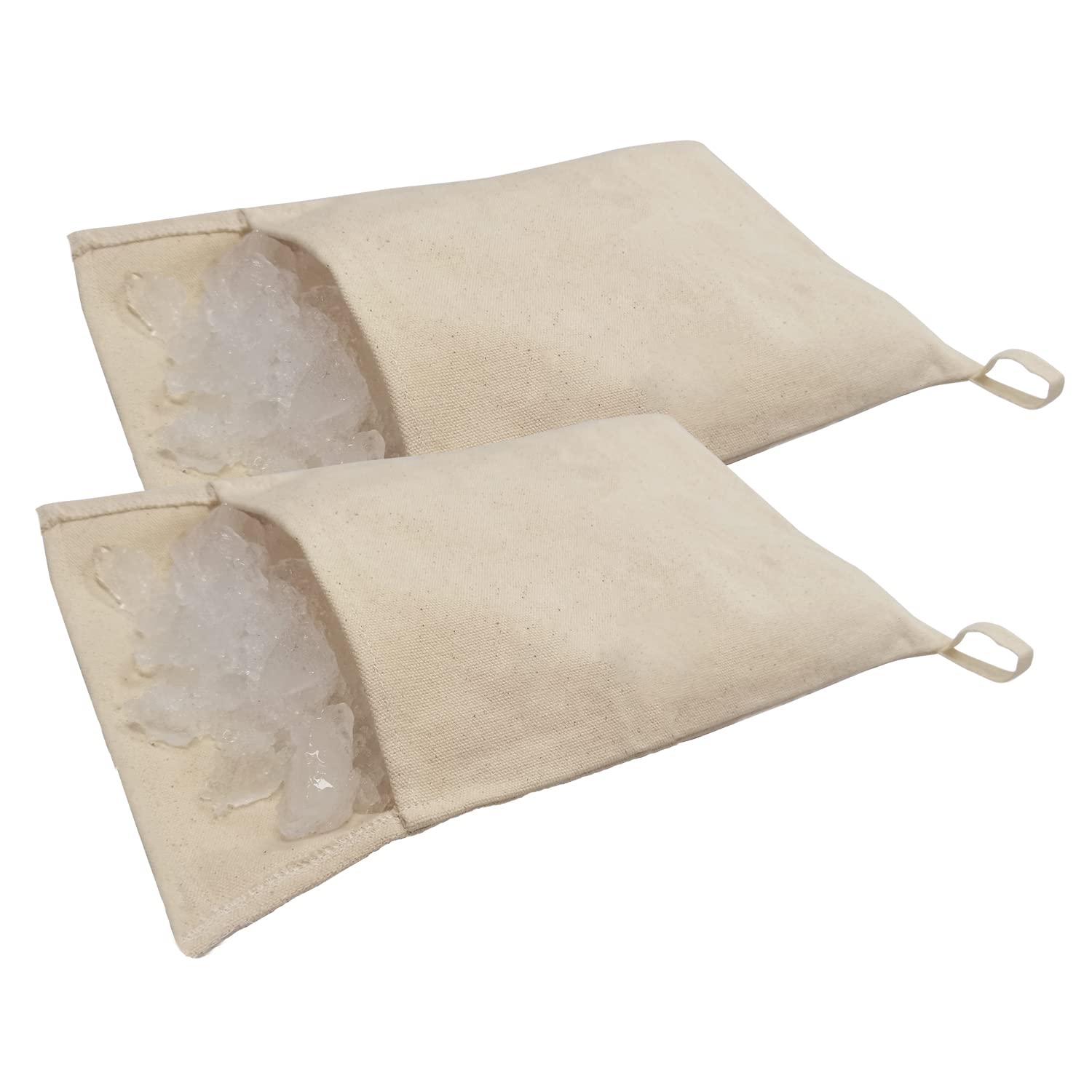 NIUTRIP 2Pcs Ice Lewis Bags for Ice Crushing- Canvas Bag for Dried ice, Bar Tools, Bartender Kit, Kitchen Accessory