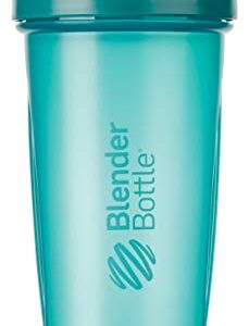 Blender Bottle Classic Shaker cup/Diet Shaker/Protein Shaker with Blenderball / 820ml - teal