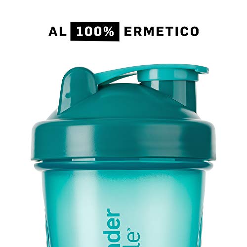 Blender Bottle Classic Shaker cup/Diet Shaker/Protein Shaker with Blenderball / 820ml - teal