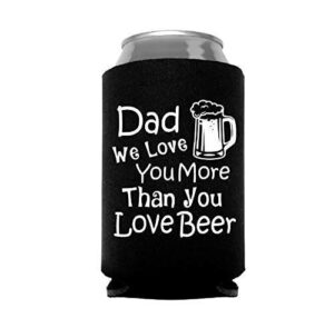 funny birthday gift for dad from kid son daughter idea beer can holder bottle opener (can holder)
