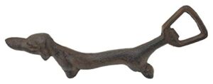 gsm cast iron handheld dachshund bottle opener