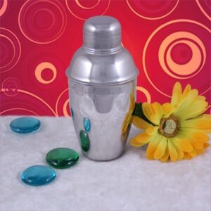 3 piece stainless steel cocktail shaker- 6 oz.
