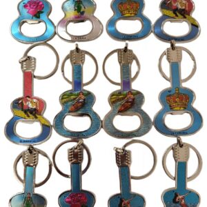 CLGIFT Set of 12 Loteria Mexican Bingo Game Bottle Opener Keychain/Bridal Shower/Baby Shower/Quinceañera/Birthday/Baptism/Religious Gift/Favor (Loteria Mexican Bingo Bottle Opener)