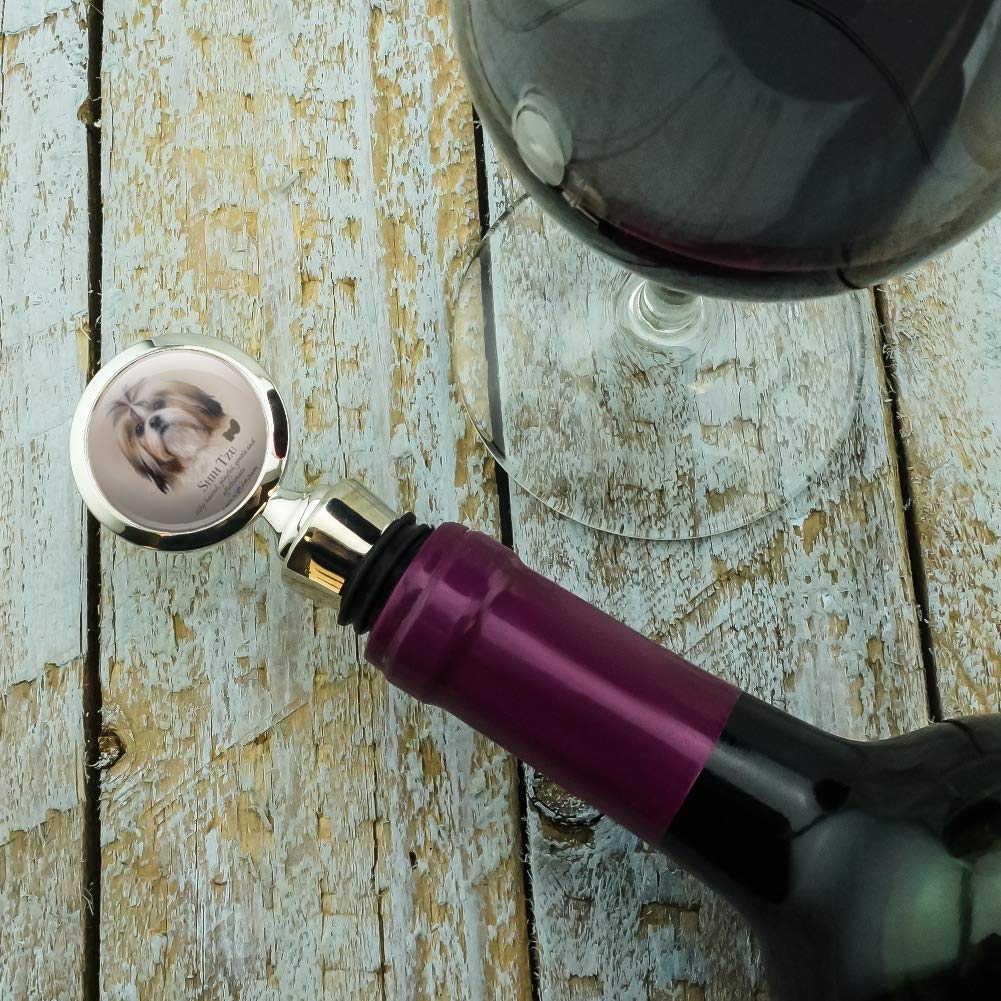 Shih Tzu Dog Breed Wine Bottle Stopper