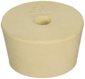 rubber stopper- size 9.5- drilled