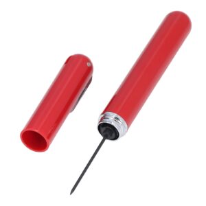 Ladieshow Air Pump Wine Bottle Opener Air Pressure Wine Opener Portable Handheld Needle Tube Pen Shape Stainless Steel Cork Remover for Home Party(Red)