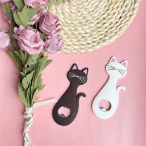 SHFICDJ Animal Cat shape Bottle Opener,Beer Bottle Openers,Creative kitchen supplies gift bottle opener.