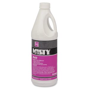 misty 1003698 halt liquid drain opener, ready-to-use (pack of 12), clear, 32 oz