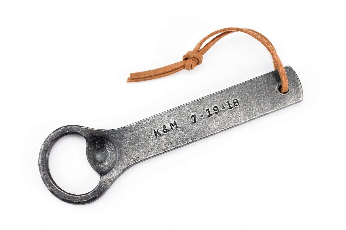 Personalized Hand Forged Bottle Opener