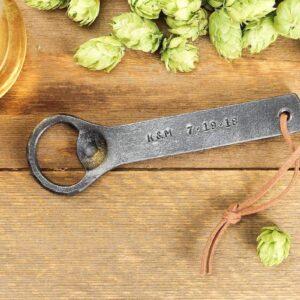 Personalized Hand Forged Bottle Opener