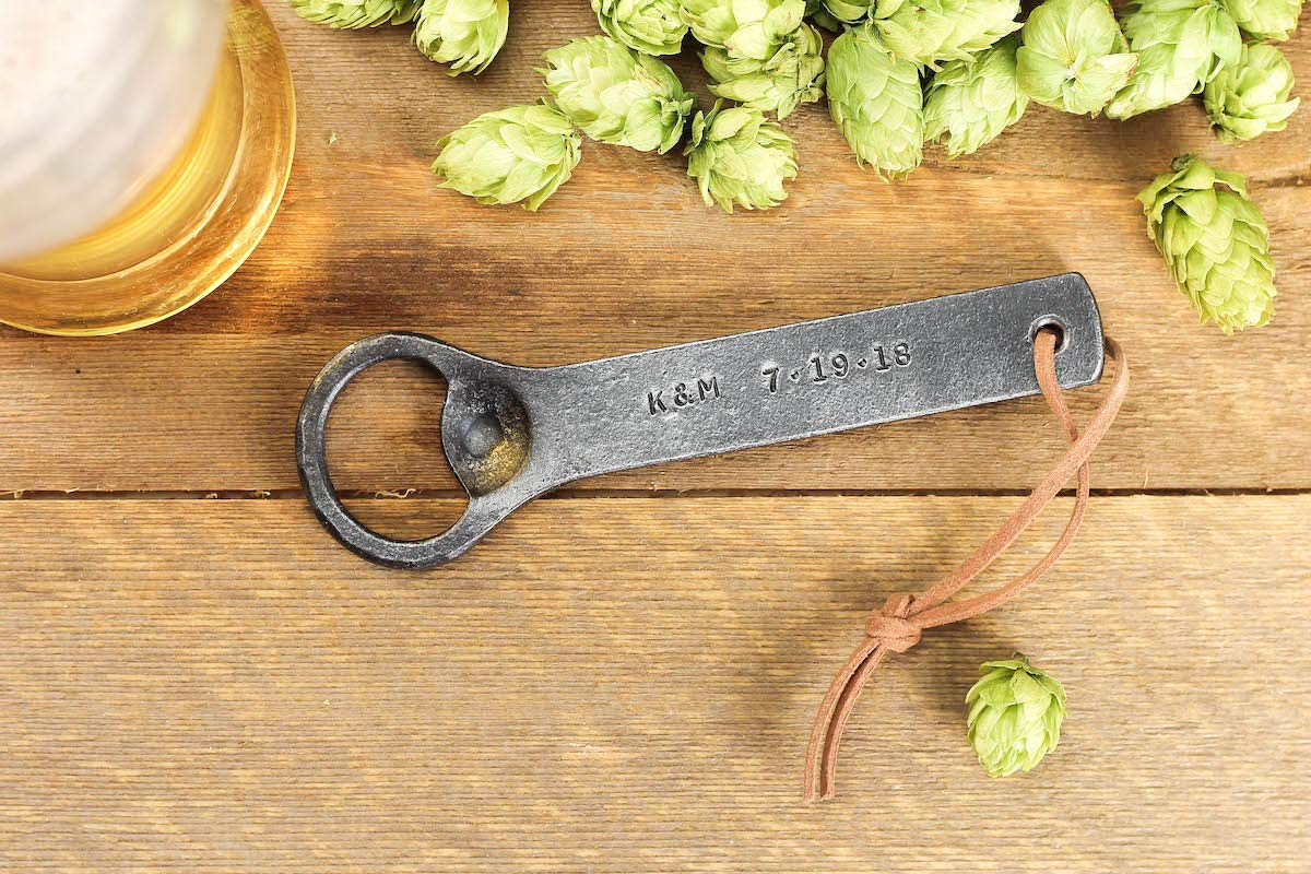 Personalized Hand Forged Bottle Opener