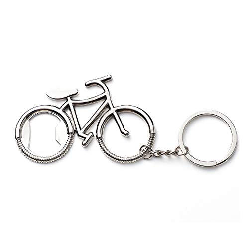 IKAAR Bottle Opener Keychain Bicycle Metal Beer Bottle Opener Cute Keyring for Bike Lover Wedding Anniversary Party Gift