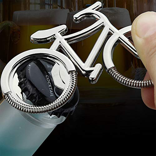 IKAAR Bottle Opener Keychain Bicycle Metal Beer Bottle Opener Cute Keyring for Bike Lover Wedding Anniversary Party Gift