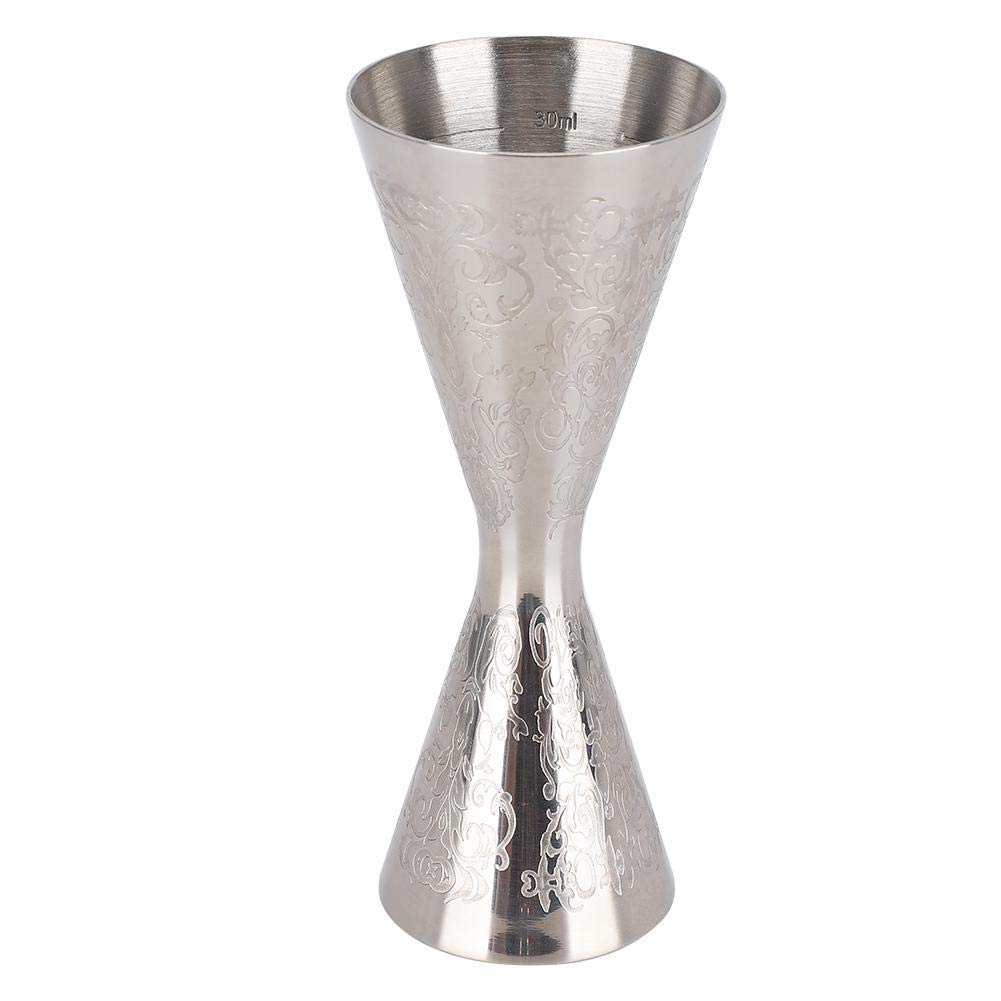 30ml 45ml Beautiful Stainless Steel Jigger with Scale Drink Wine Measuring jigger for bartending Cup Bar Accessories Pourer Measuring Tool