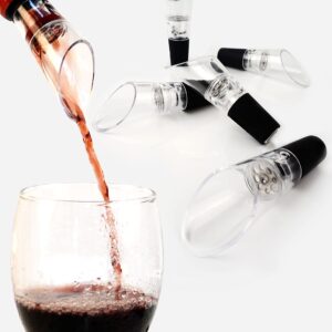 Wine Aerator, 6PCS Wine Pourer, Premium Wine Airarator, Wine Aerator Pourer Spout, Wine Aerorater and Wine Aireators Pourer for Wine Lovers