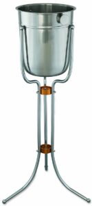 alegacy wine bucket and stand, stainless steel