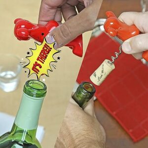 Fairly Odd Novelties 2-Pack Sir Perky Wine Corkscrew/Bottle Stopper