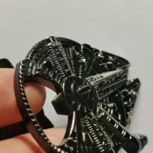 Star Wars Millenium Falcon Metal Bottle Opener - Non-magnetic Opener 2.4" Version