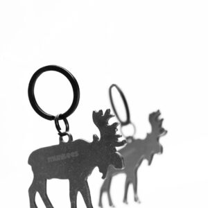 AceCamp Moose Stainless Steel Bottle Opener Keychain