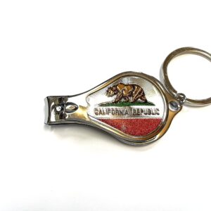 Sureg California Keychain Bottle Opener Set of 6 - California Souvenir Keychains Bundle Pack of 6