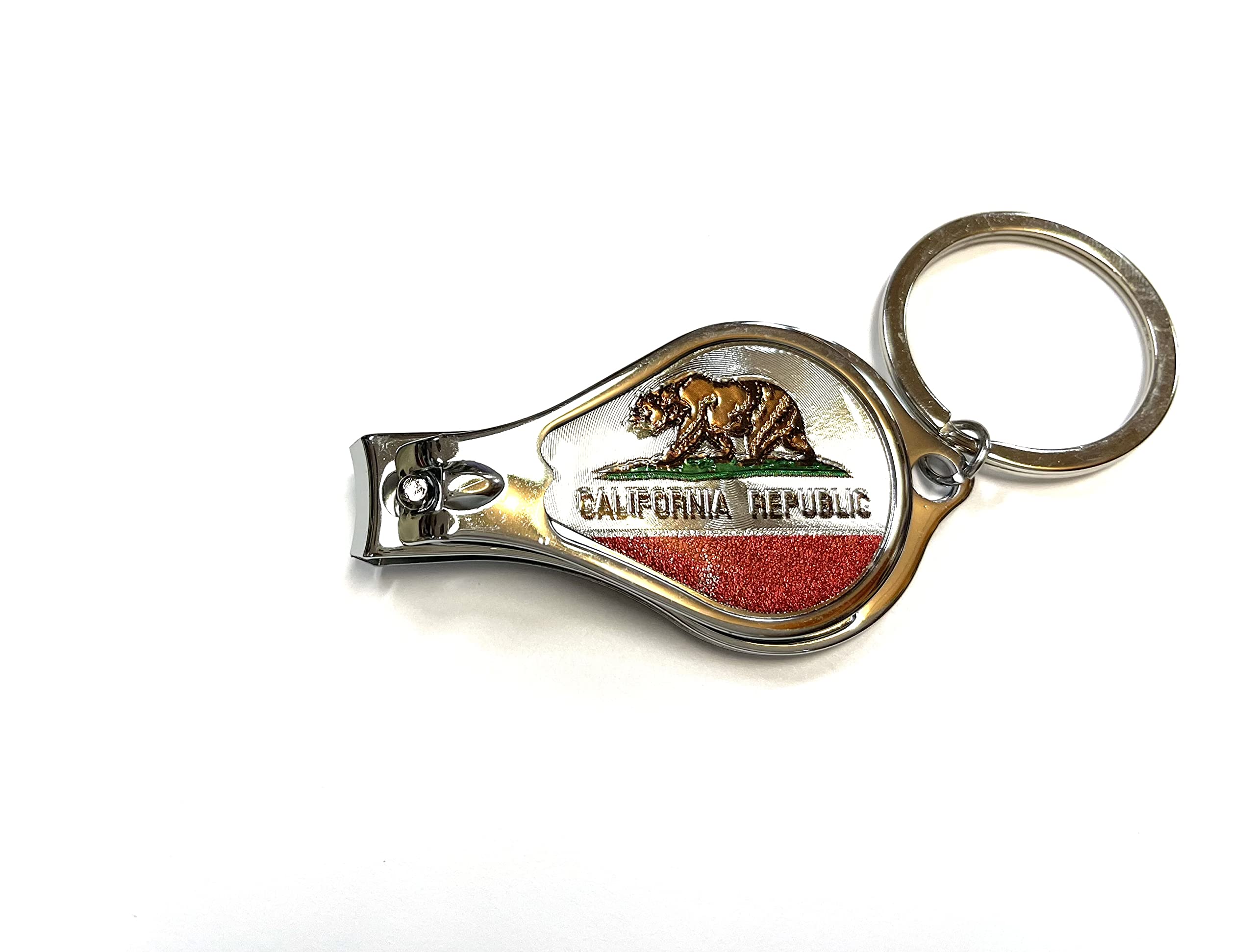 Sureg California Keychain Bottle Opener Set of 6 - California Souvenir Keychains Bundle Pack of 6