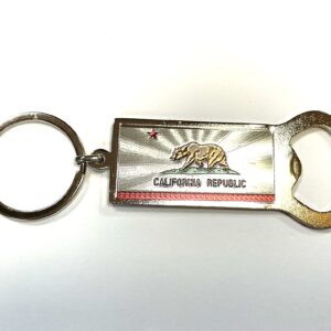 Sureg California Keychain Bottle Opener Set of 6 - California Souvenir Keychains Bundle Pack of 6