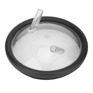 plastic milk bucket lid, transparent milk bucket lid with gasket 2 entrances milking machine bucket lid 8 * 8 inch