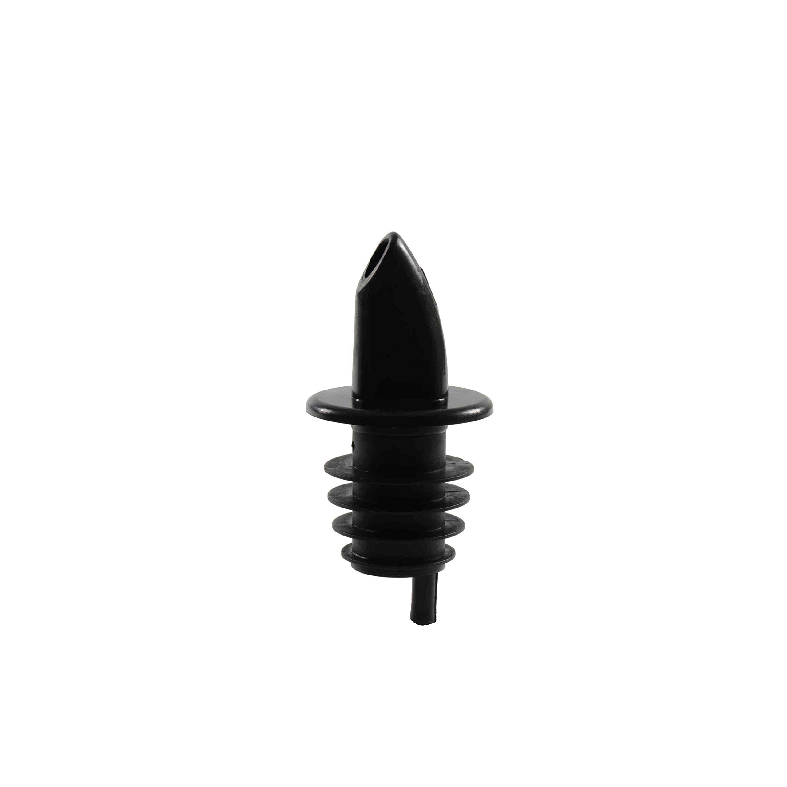 Thunder Group Black free flow liquor pourer, comes in pack of 12