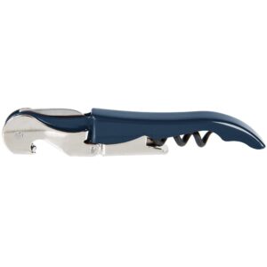 Pulltap's Double-Hinged Waiters Corkscrew, Wine Opener and Foil Cutter, Beer Bottle Opener, Navy