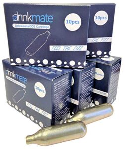 drinkmate 8g co2 soda chargers - 50 pack