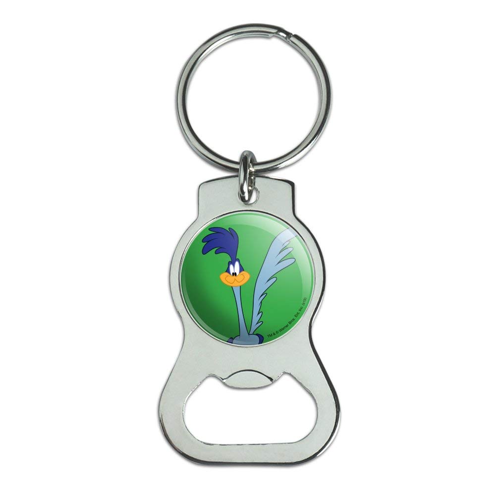 GRAPHICS & MORE Looney Tunes Road Runner Keychain with Bottle Cap Opener