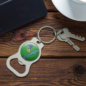 GRAPHICS & MORE Looney Tunes Road Runner Keychain with Bottle Cap Opener