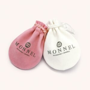 Monnel P501 Assorted Little Heart Love Pendants Wine Charms Glass Marker for Party with Velvet Bag- Set of 4