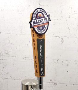 custom brew gear personalized beer tap handle-classic logo edition, laser engraved sides