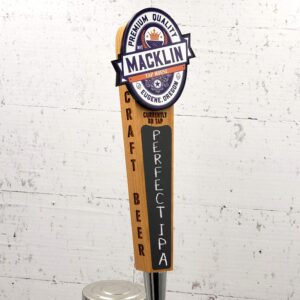 Custom Brew Gear Personalized Beer Tap Handle-Classic Logo Edition, Laser Engraved Sides