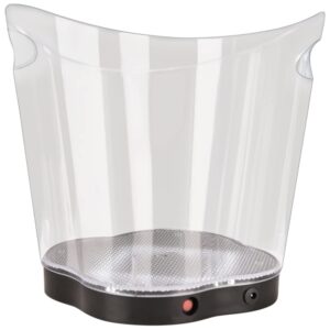 Ice Bucket Transparent Plastic Drink Bucket Large Capacity 4.5L Suitable for Party Bar Family Gathering