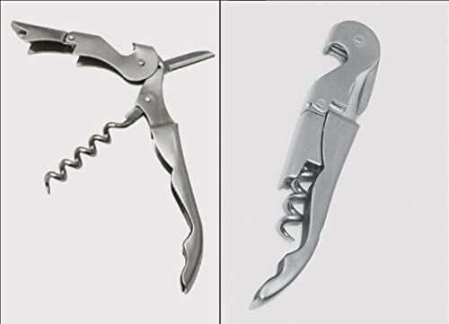 LokoshinA 12x PROFESSIONAL WAITERS WINE KEY CORKSCREW-OPENER DOUBLE HINGED STAINLESS STEEL Generic bottle opener Wine openers Wine bottle opener Wine accessories Wine bar Corkscrews for wine bottles