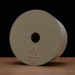 #10 drilled rubber stopper