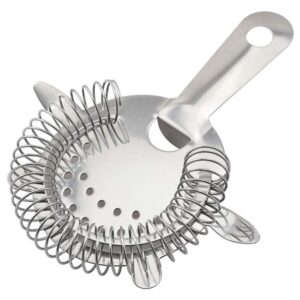 Batino 1PC Stainless Steel Cocktail Strainer Bar Strainer Filter Bartender Ice Filter for Bar