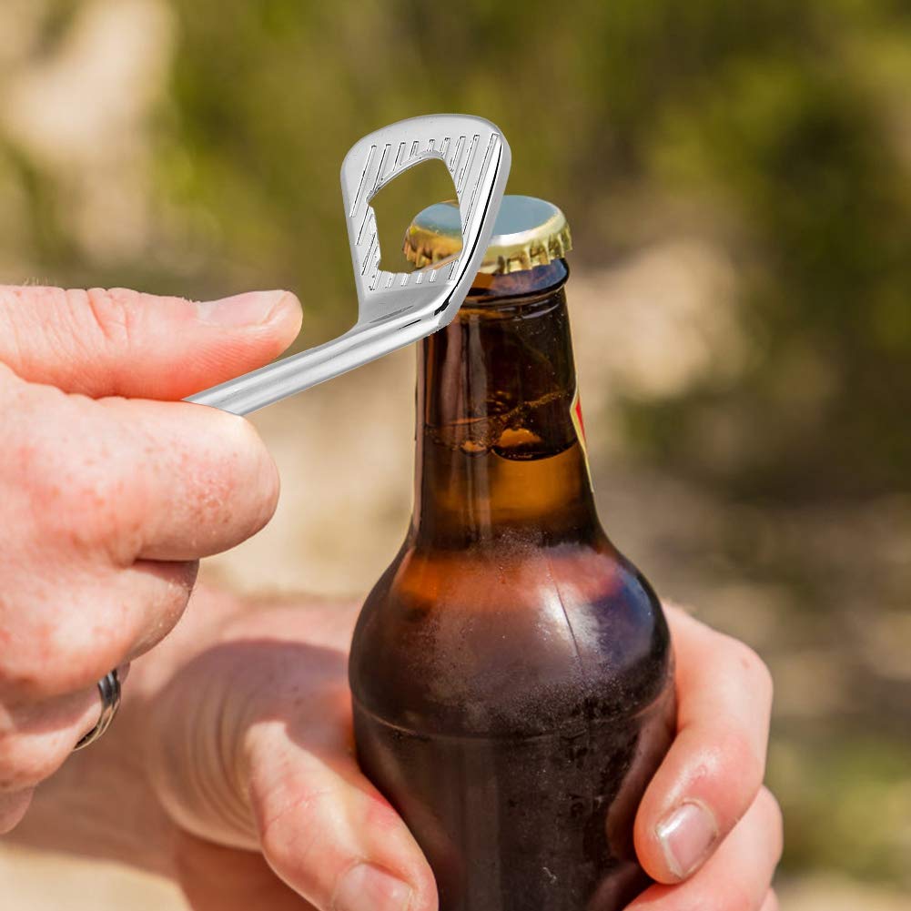 Pasamer Golfs Shaped Corkscrew Red Wine Beer Bottle Opener Cork Opener Club Bar Kitchen Tool Set