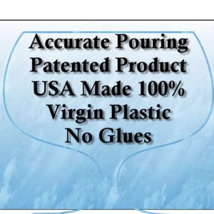 Precision Pour Measured Pourers With BUG & DUST FLAP 1 Oz"BLUE" Measured Pour. #1 Selling Brand- 10 Per Pack, Made entirely in the USA