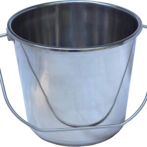 Stainless Steel Milk Bucket with Lid 14 Qt Dairy Pail