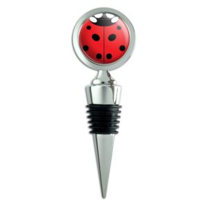 lady bug ladybug insect wine bottle stopper